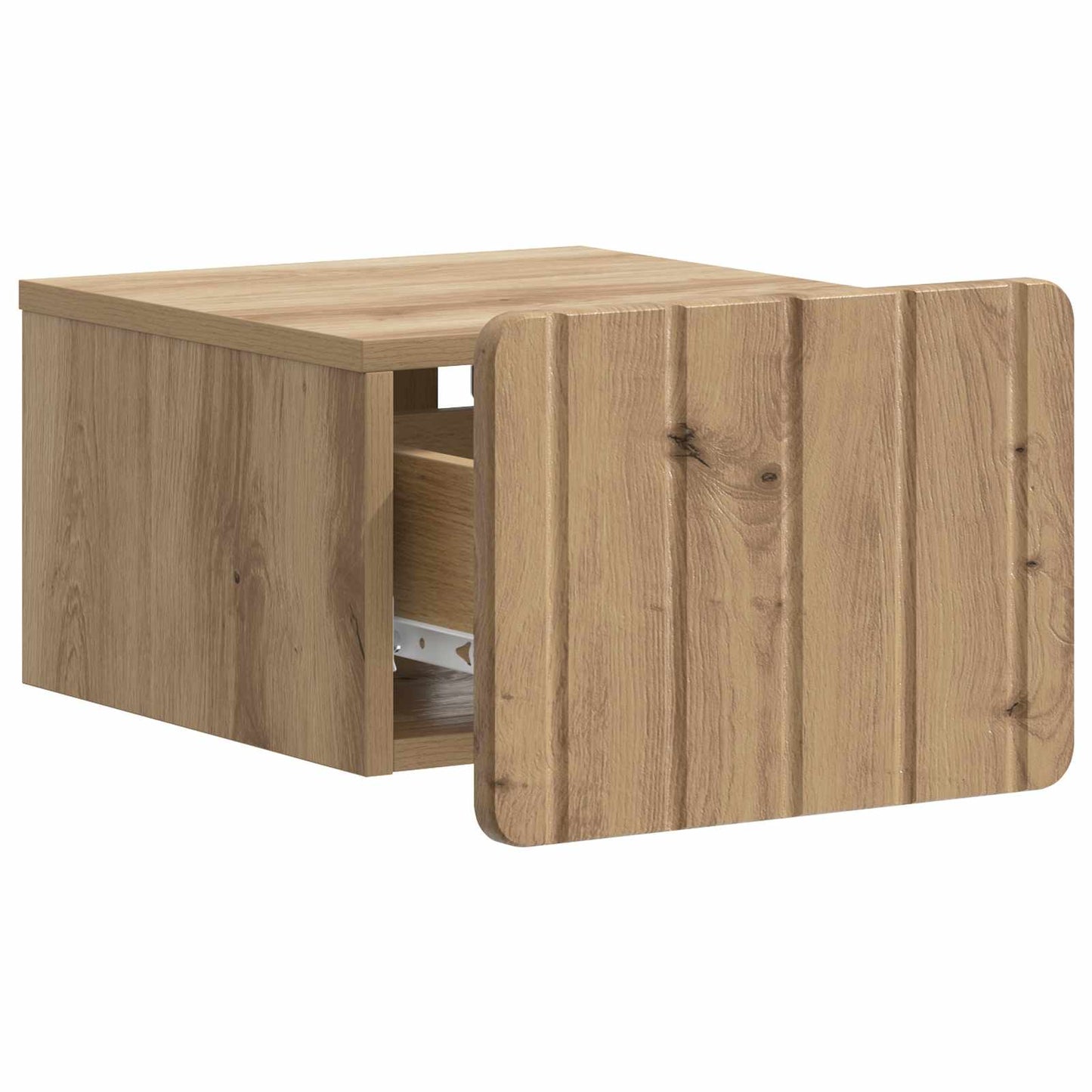 Wall-Mounted Bedside Cabinet 2 pcs Artisan Oak