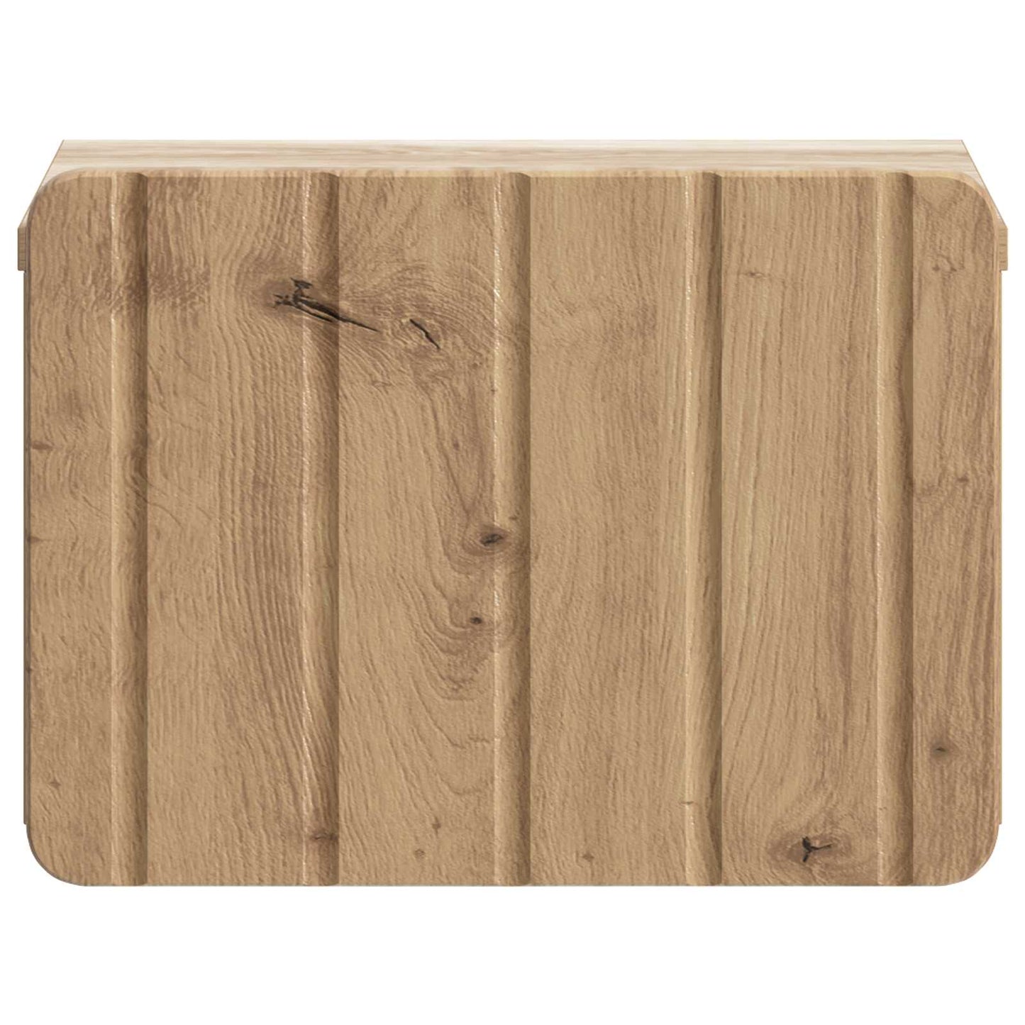 Wall-Mounted Bedside Cabinet 2 pcs Artisan Oak Engineered Wood