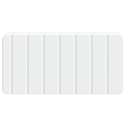 Wall-Mounted Bedside Cabinet White 49 x 34.5 x 24 cm