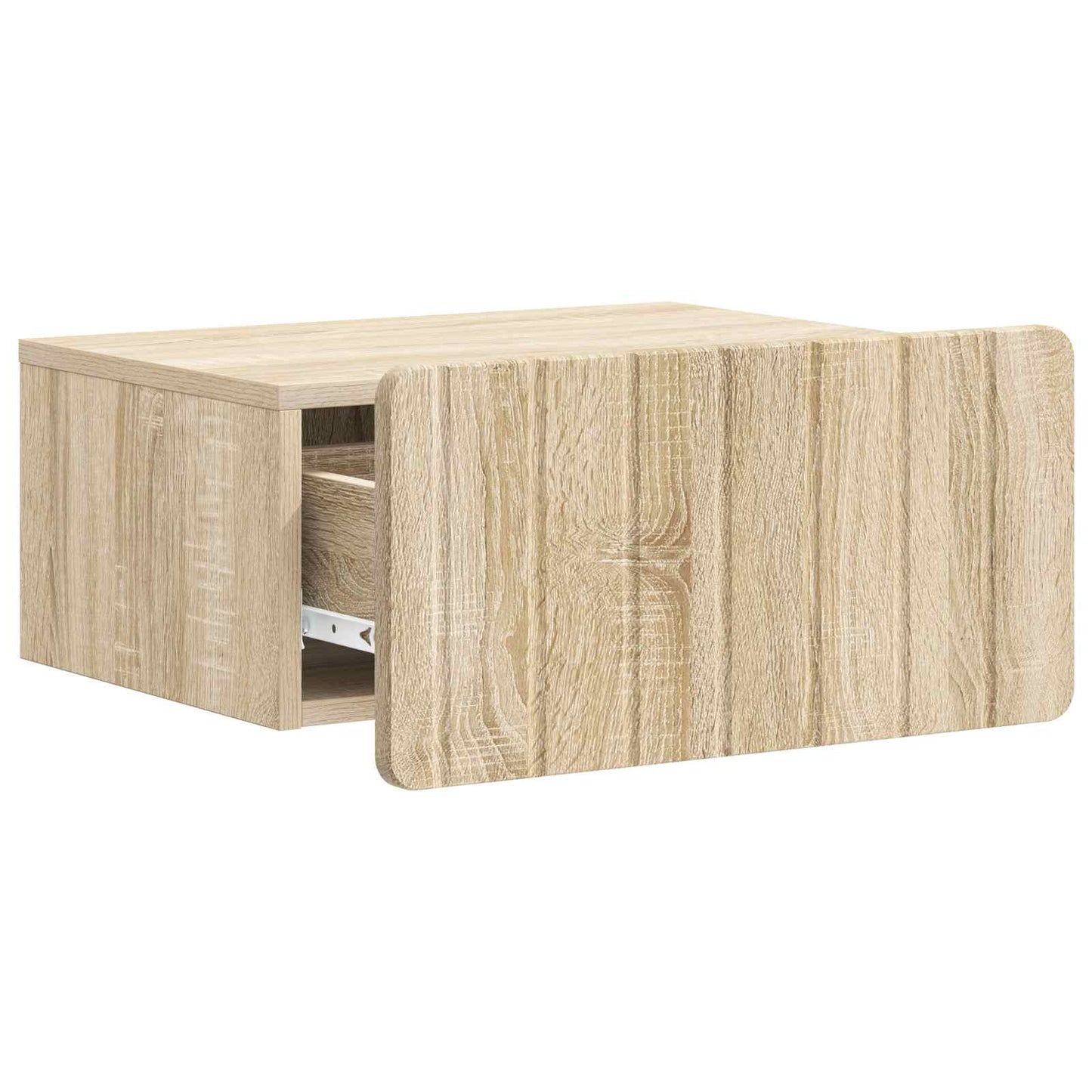 Wall-Mounted Bedside Cabinet 2 pcs Sonoma Oak 49 x 34.5 x 24 cm