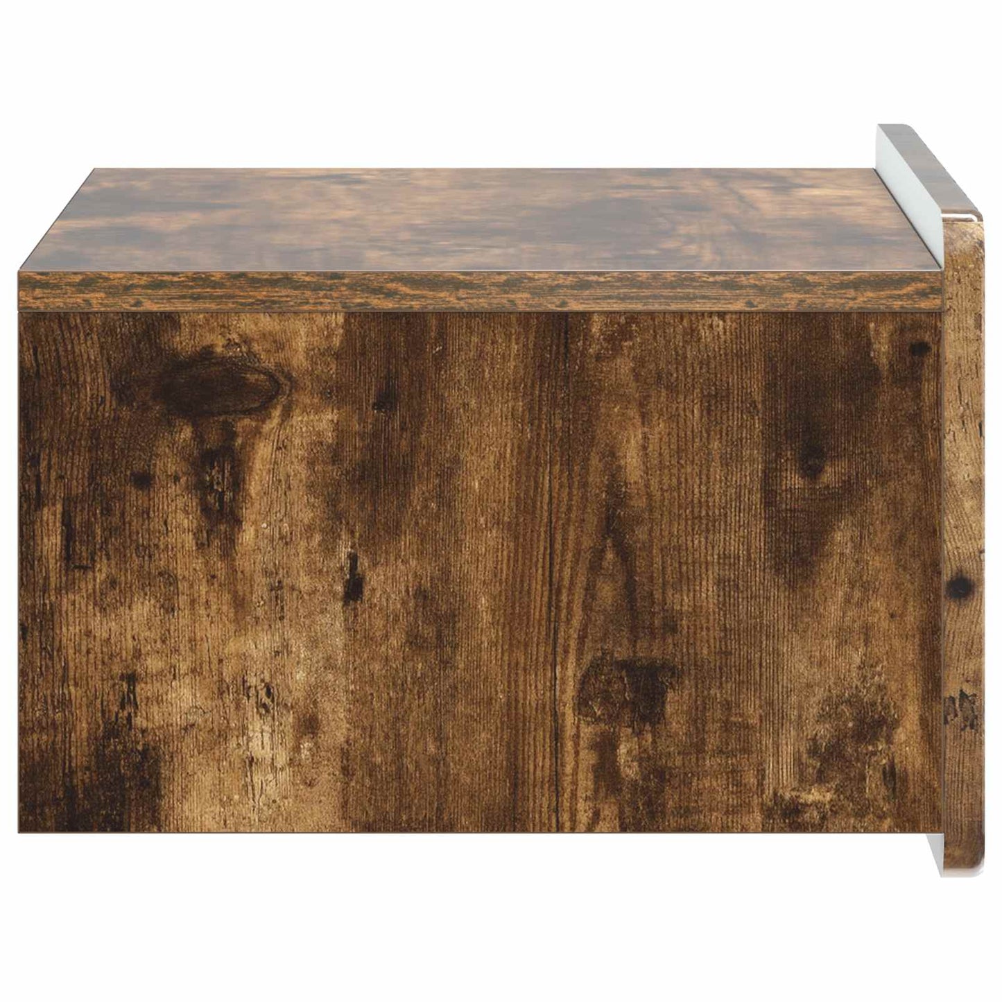 Wall-Mounted Bedside Cabinet Smoked Oak 49 x 34.5 x 24 cm