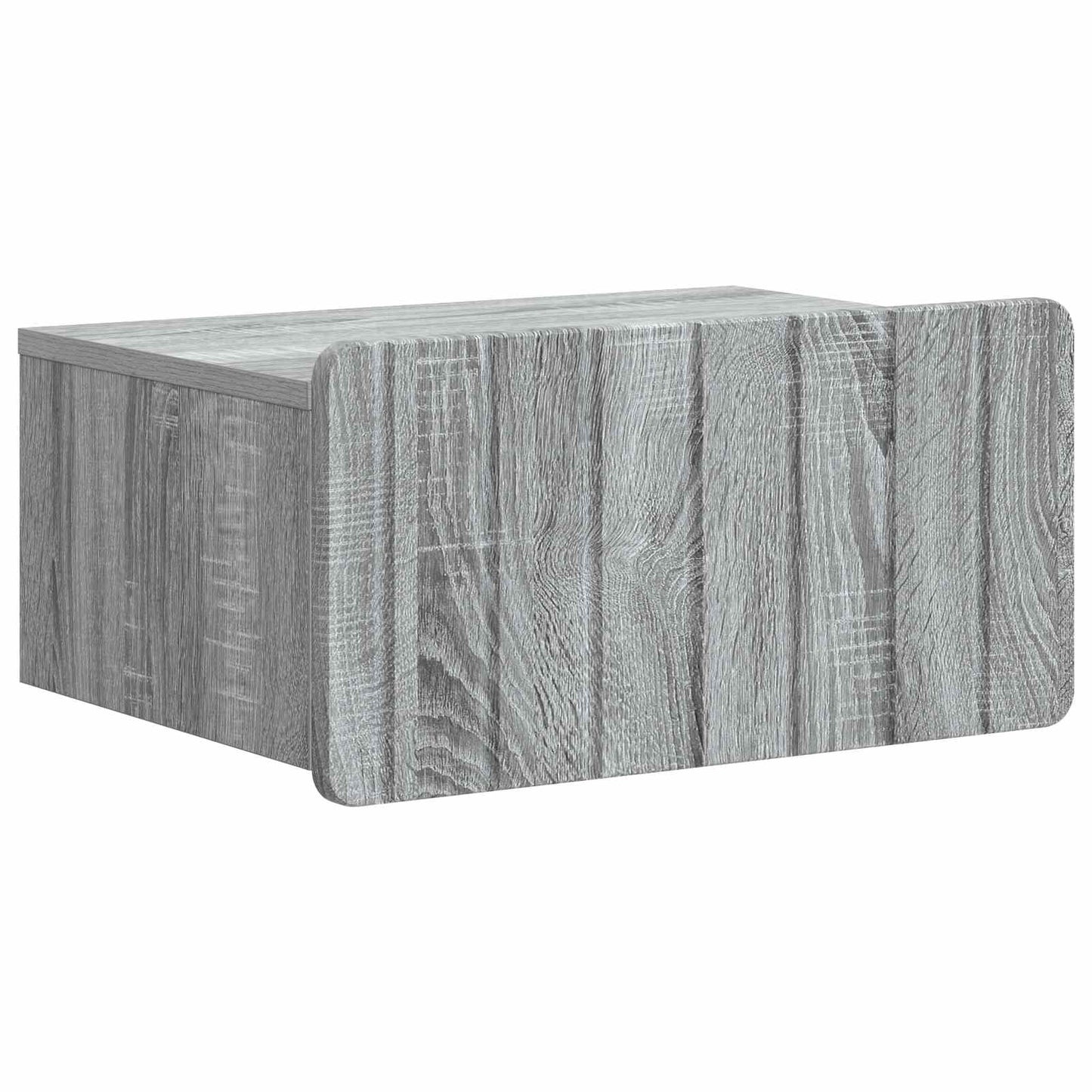 Wall-Mounted Bedside Cabinet Grey Sonoma 49 x 34.5 x 24 cm
