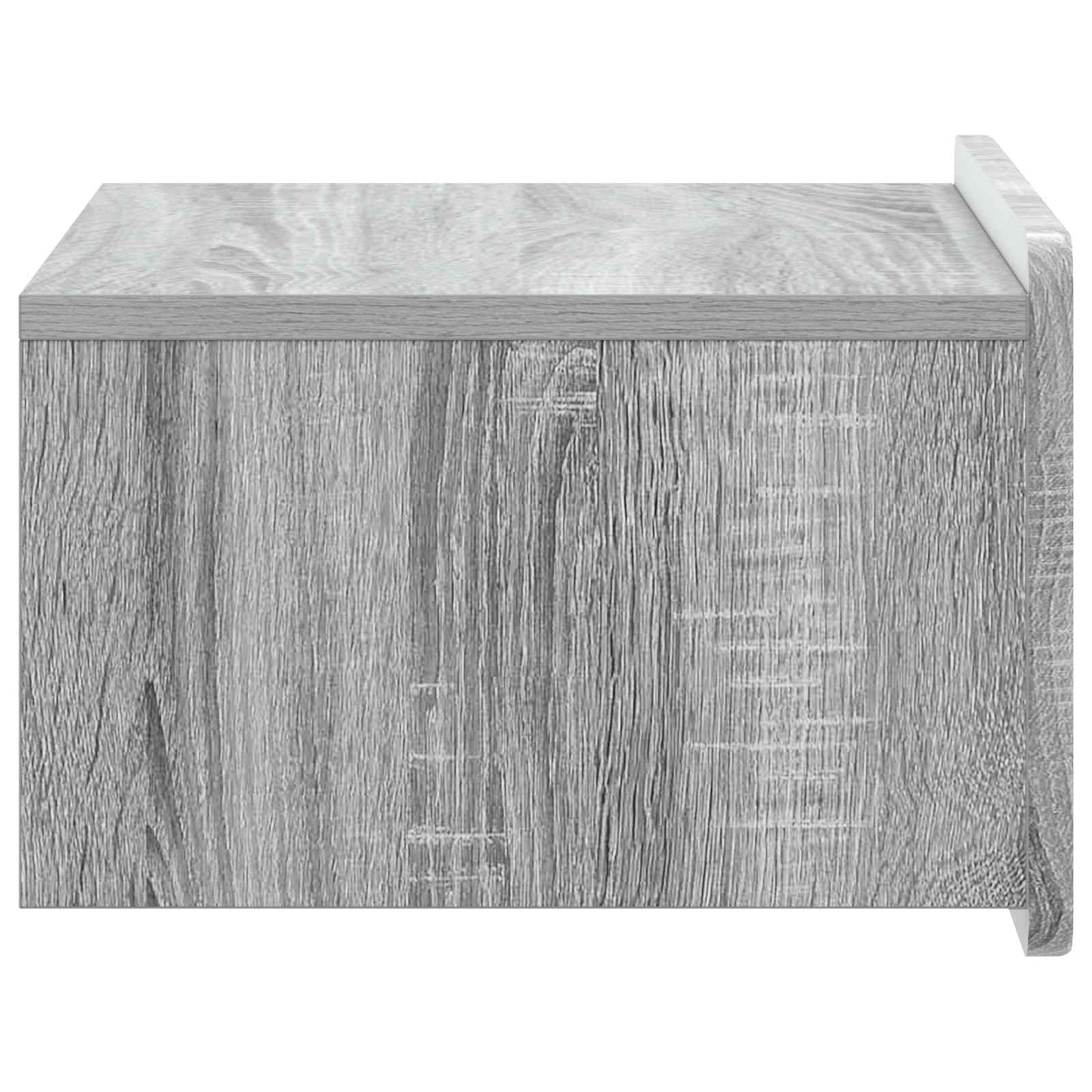 Wall-Mounted Bedside Cabinet Grey Sonoma 49 x 34.5 x 24 cm