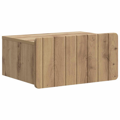 Wall-Mounted Bedside Cabinet Artisan Oak 49 x 34.5 x 24 cm
