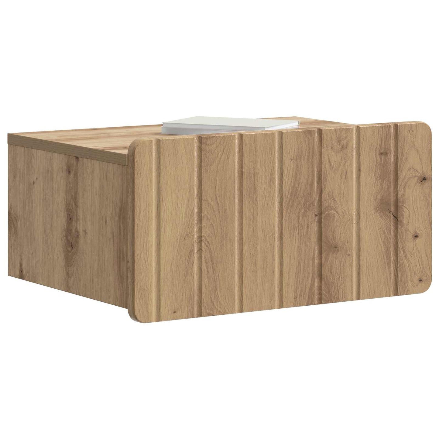 Wall-Mounted Bedside Cabinet Artisan Oak 49 x 34.5 x 24 cm