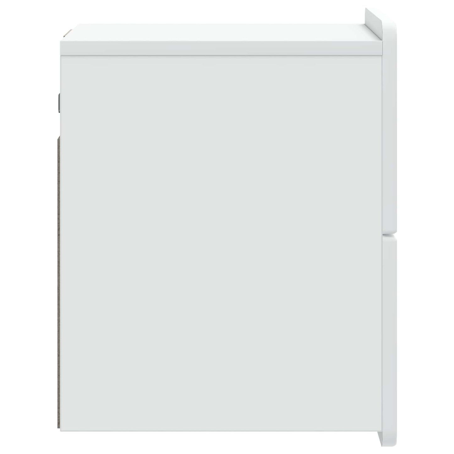Wall-Mounted Bedside Cabinet White 33 x 34.5 x 43 cm
