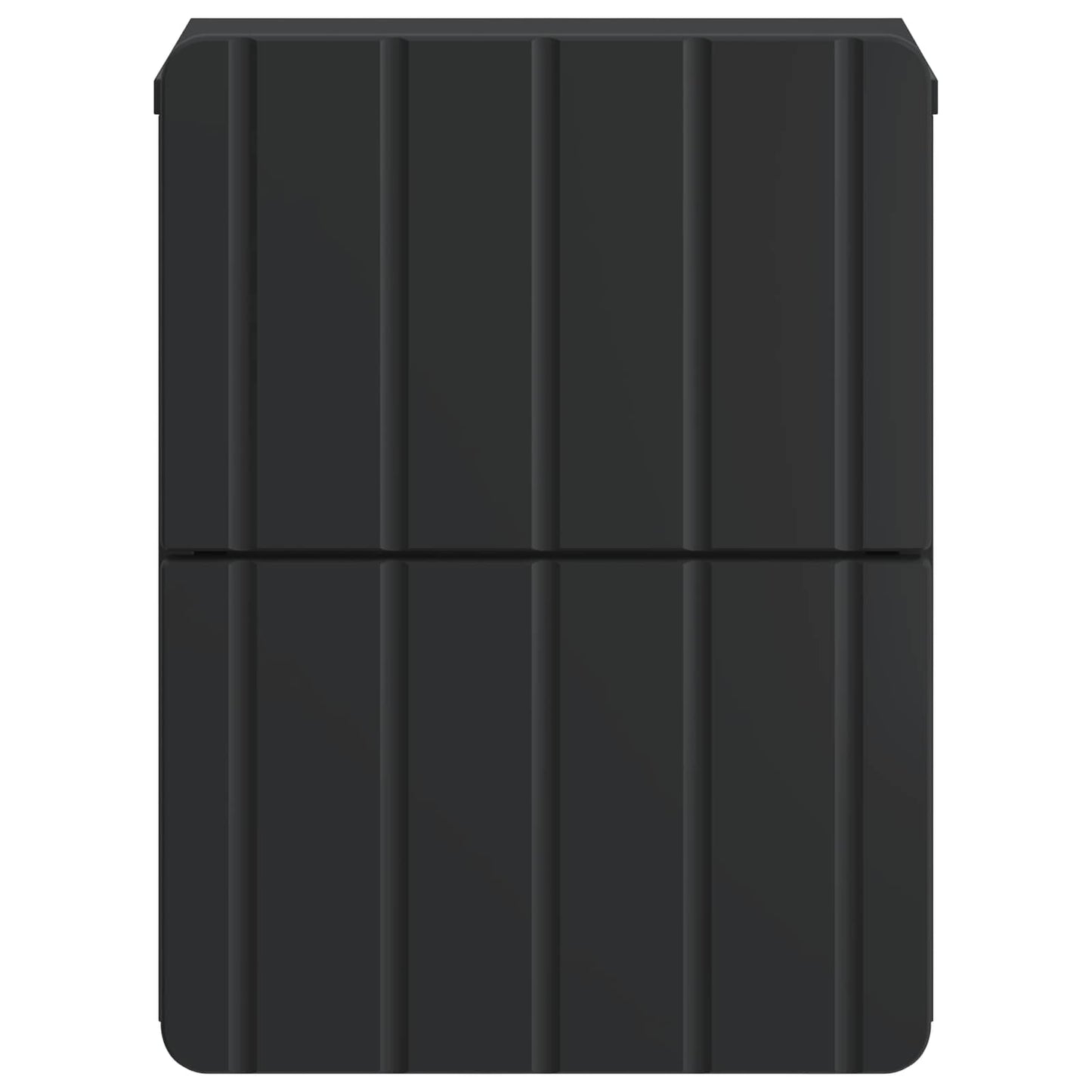Wall-Mounted Bedside Cabinet 2 pcs Black 33 x 34.5 x 43 cm