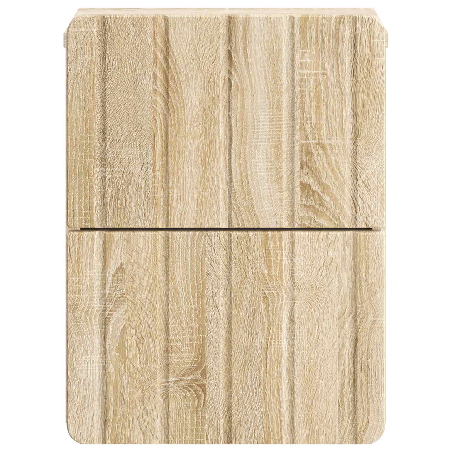 Wall-Mounted Bedside Cabinet 2 pcs Sonoma Oak 33 x 34.5 x 43 cm