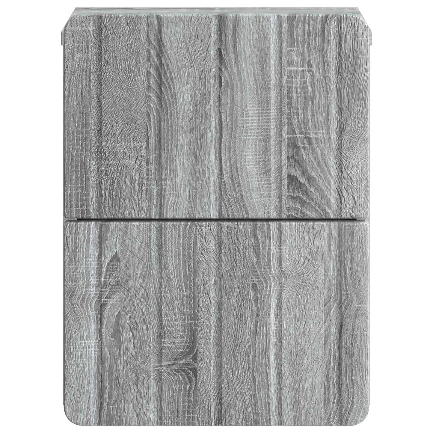 Wall-Mounted Bedside Cabinet 2 pcs Grey Sonoma Engineered Wood