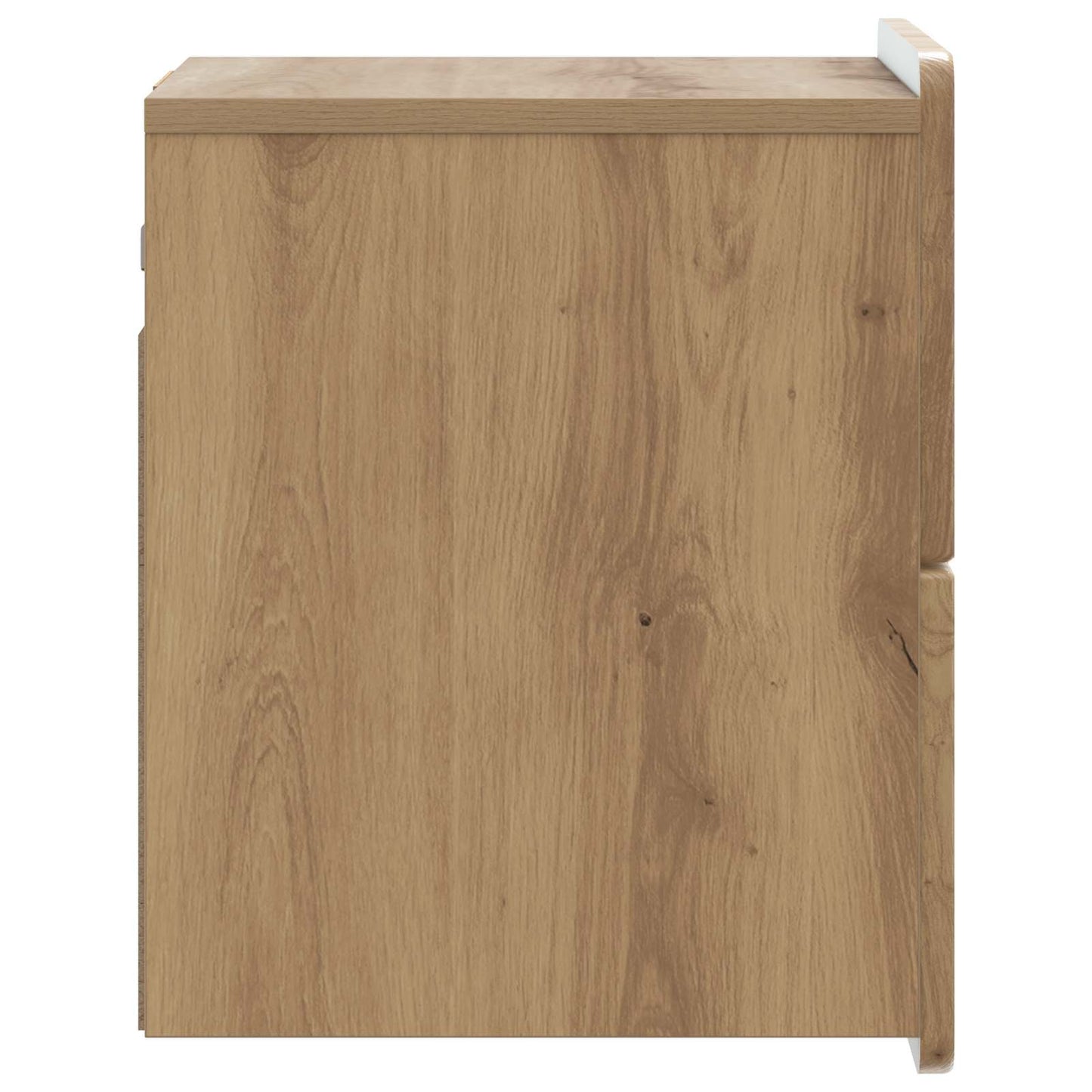 Wall-Mounted Bedside Cabinet Artisan Oak 33 x 34.5 x 43 cm