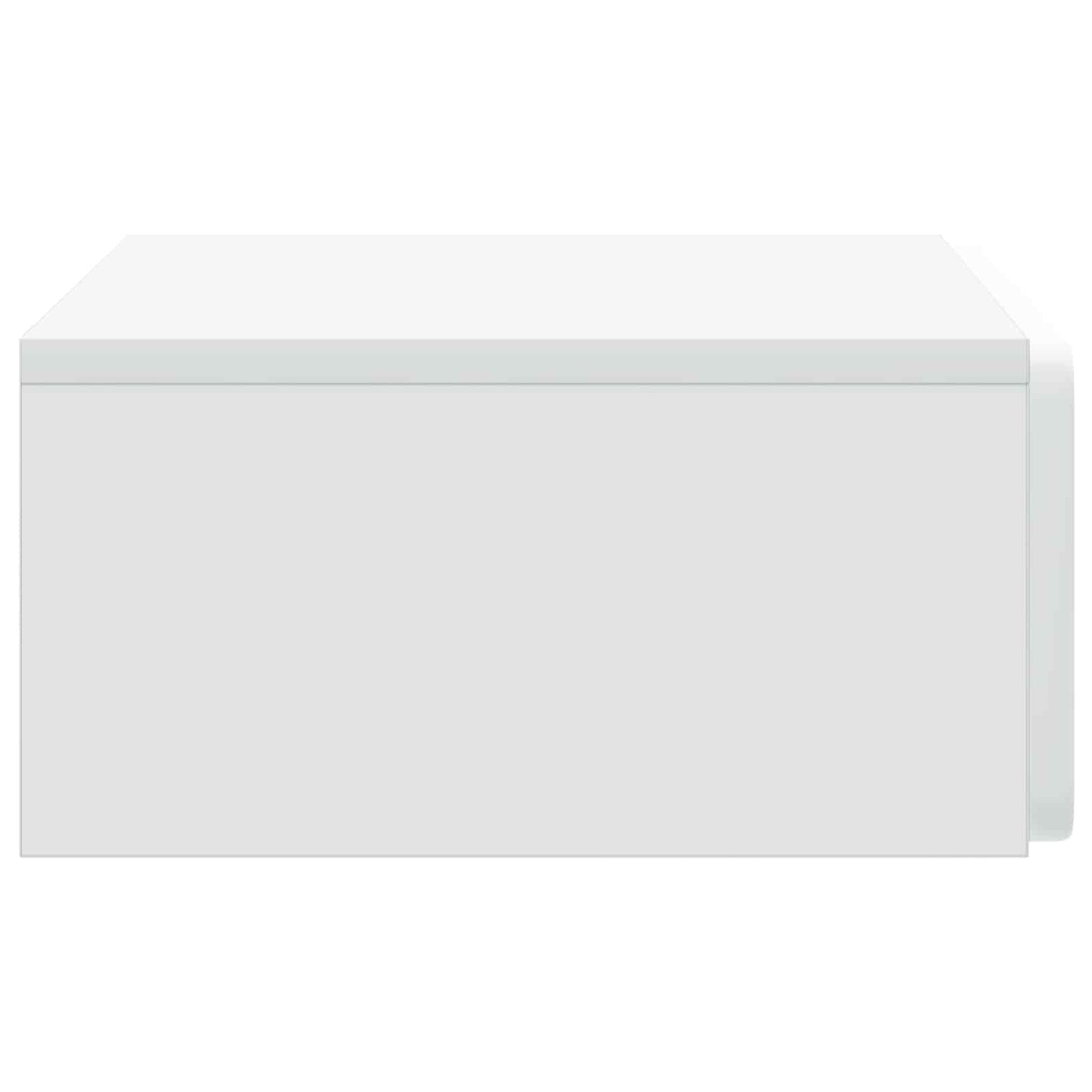 Wall-Mounted Side Table White 59 x 34.5 x 17 cm Engineered Wood
