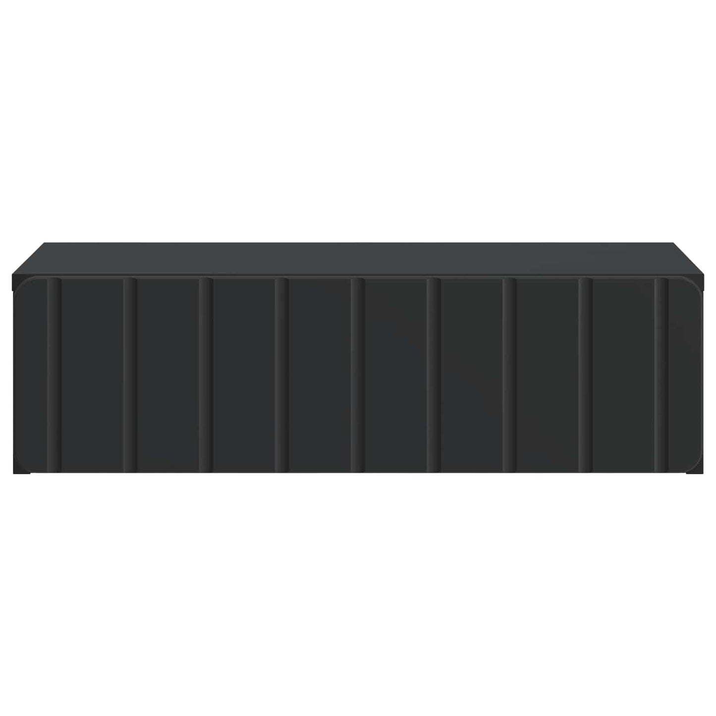 Wall-Mounted Side Table Black 59 x 34.5 x 17 cm Engineered Wood