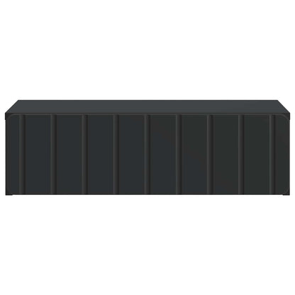 Wall-Mounted Side Table Black 59 x 34.5 x 17 cm Engineered Wood
