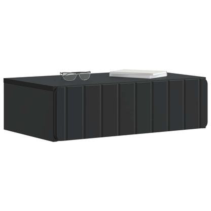 Wall-Mounted Side Table Black 59 x 34.5 x 17 cm Engineered Wood