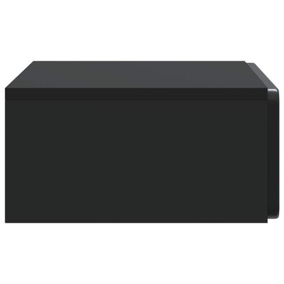 Wall-Mounted Side Table Black 59 x 34.5 x 17 cm Engineered Wood