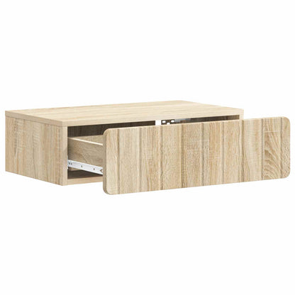 Wall-Mounted Side Table Sonoma Oak 59 x 34.5 x 17 cm