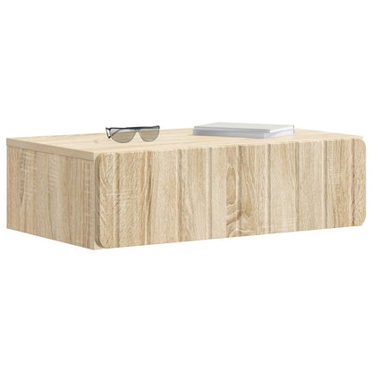 Wall-Mounted Side Table Sonoma Oak 59 x 34.5 x 17 cm