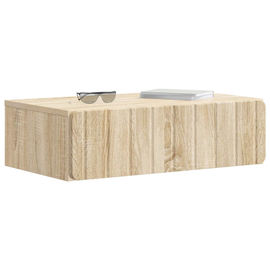 Wall-Mounted Side Table Sonoma Oak 59 x 34.5 x 17 cm