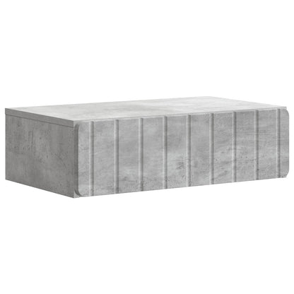 Wall-Mounted Side Table Concrete Grey 59 x 34.5 x 17 cm