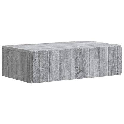 Wall-Mounted Side Table Grey Sonoma 59 x 34.5 x 17 cm