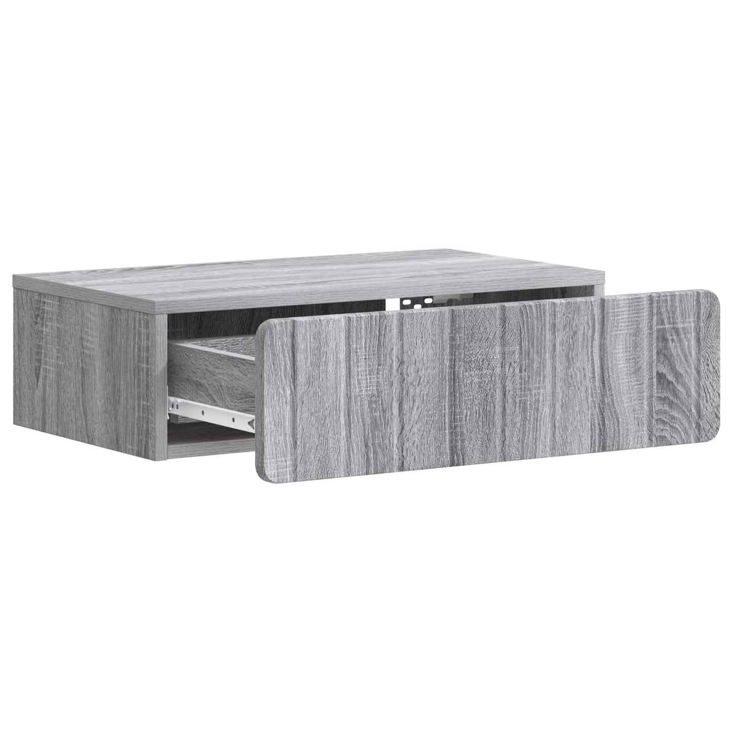 Wall-Mounted Side Table Grey Sonoma 59 x 34.5 x 17 cm