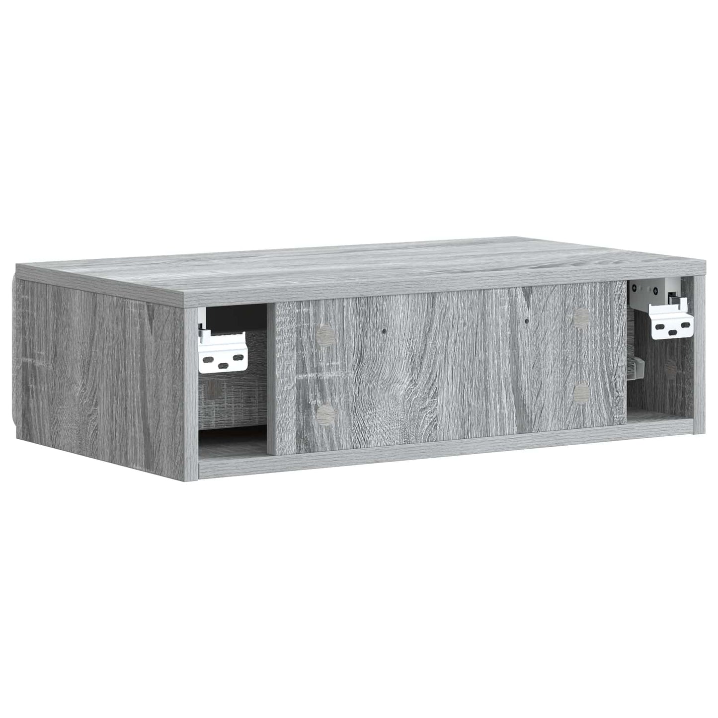 Wall-Mounted Side Table Grey Sonoma 59 x 34.5 x 17 cm