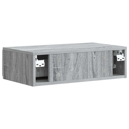 Wall-Mounted Side Table Grey Sonoma 59 x 34.5 x 17 cm