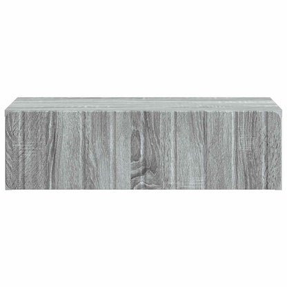 Wall-Mounted Side Table Grey Sonoma 59 x 34.5 x 17 cm