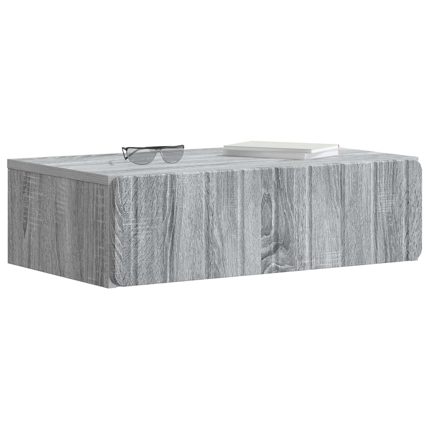 Wall-Mounted Side Table Grey Sonoma 59 x 34.5 x 17 cm