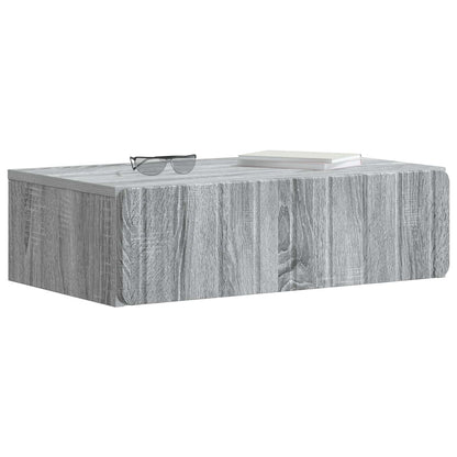 Wall-Mounted Side Table Grey Sonoma 59 x 34.5 x 17 cm