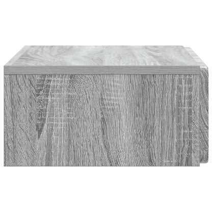 Wall-Mounted Side Table Grey Sonoma 59 x 34.5 x 17 cm