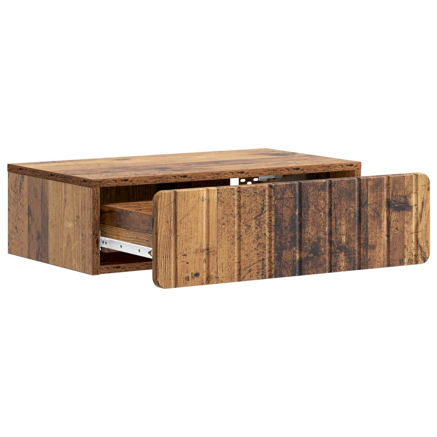 Wall-Mounted Side Table Wall-mounted Old Wood 59 x 34.5 x 17 cm