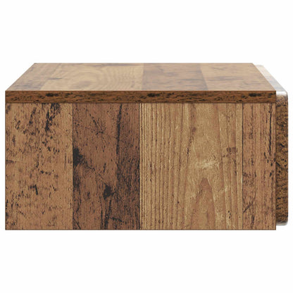 Wall-Mounted Side Table Wall-mounted Old Wood 59 x 34.5 x 17 cm