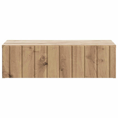 Wall-Mounted Side Table Artisan Oak 59 x 34.5 x 17 cm