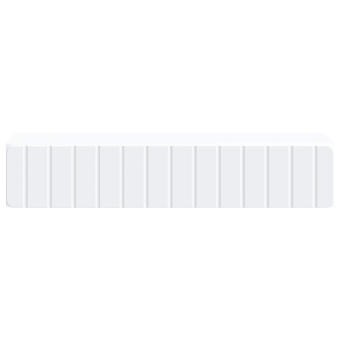 Wall-Mounted Side Table Wall-mounted White 87.5 x 34.5 x 17 cm