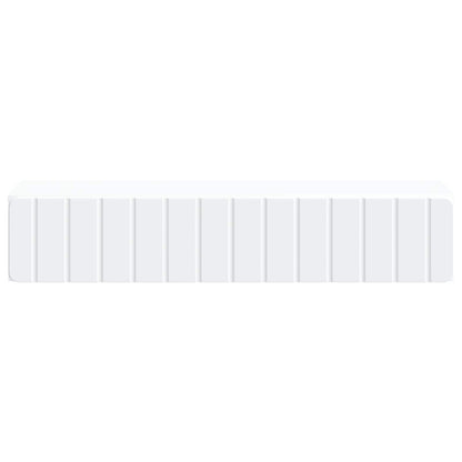 Wall-Mounted Side Table Wall-mounted White 87.5 x 34.5 x 17 cm