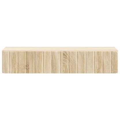 Wall-Mounted Side Table Sonoma Oak 87.5 x 34.5 x 17 cm