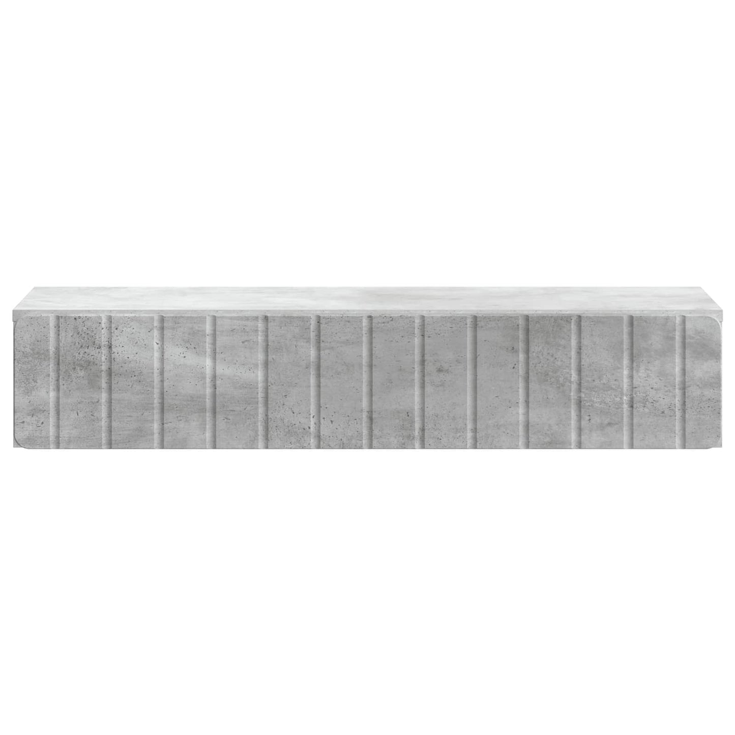 Wall-Mounted Side Table Concrete Grey 87.5 x 34.5 x 17 cm