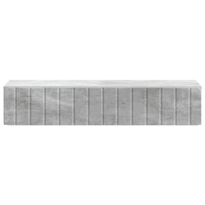 Wall-Mounted Side Table Concrete Grey 87.5 x 34.5 x 17 cm