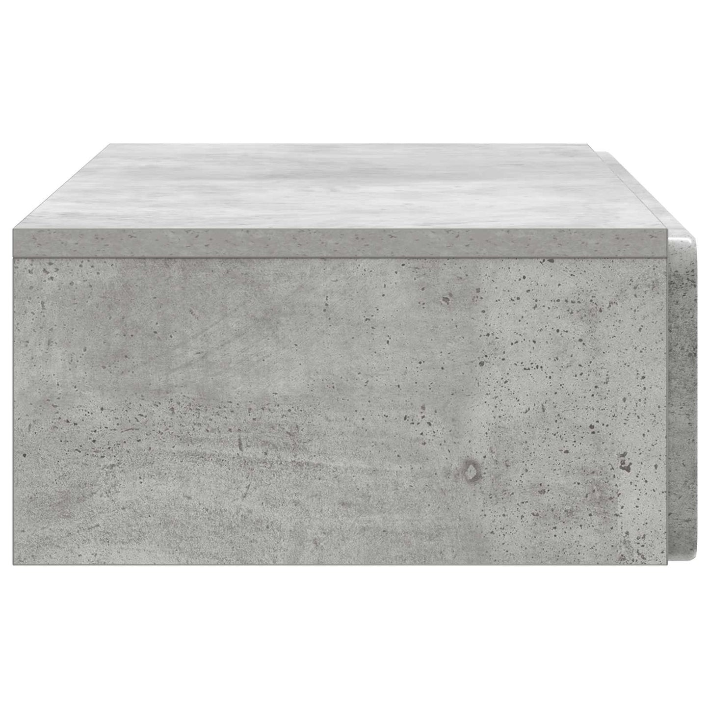 Wall-Mounted Side Table Concrete Grey 87.5 x 34.5 x 17 cm