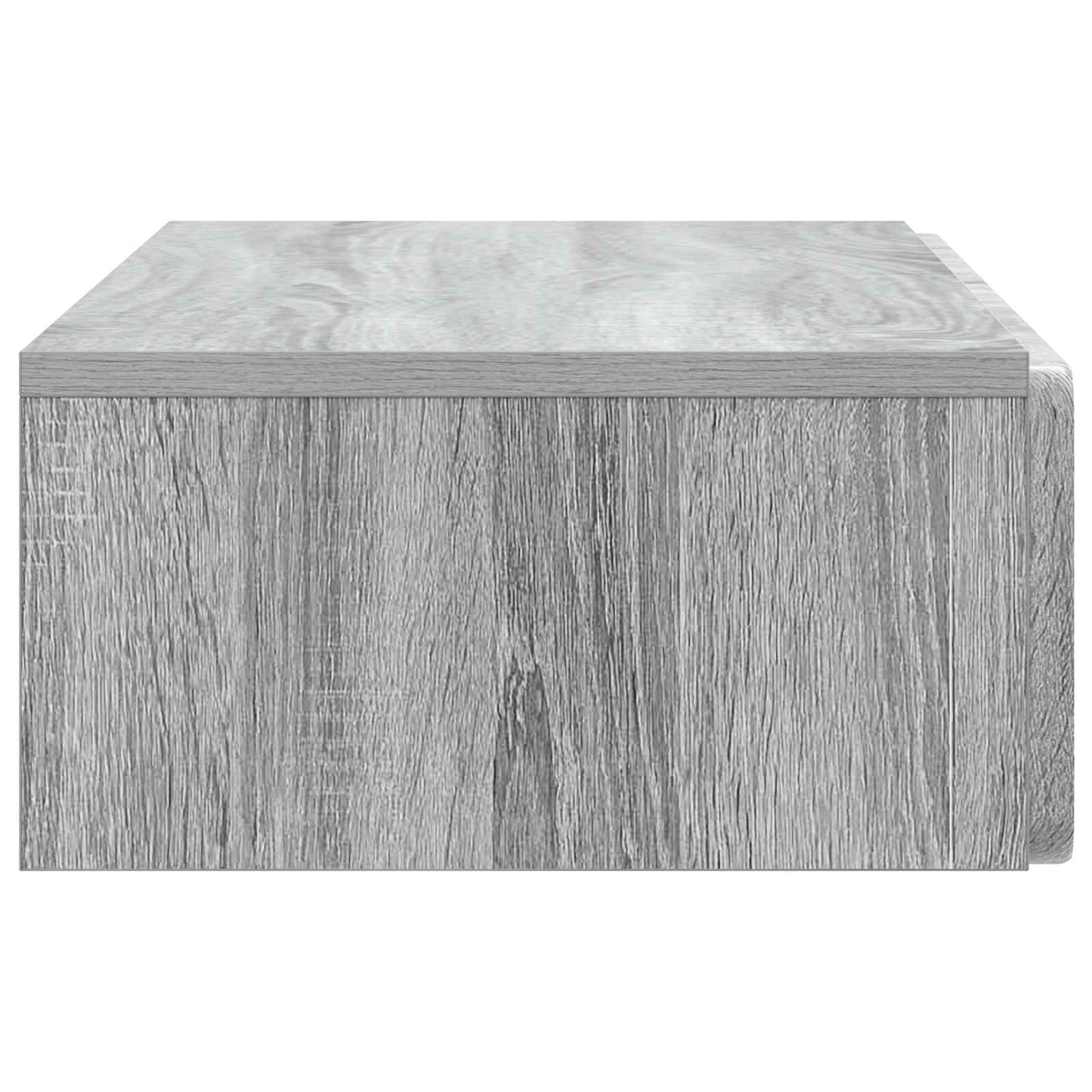 Wall-Mounted Side Table Grey Sonoma 87.5 x 34.5 x 17 cm