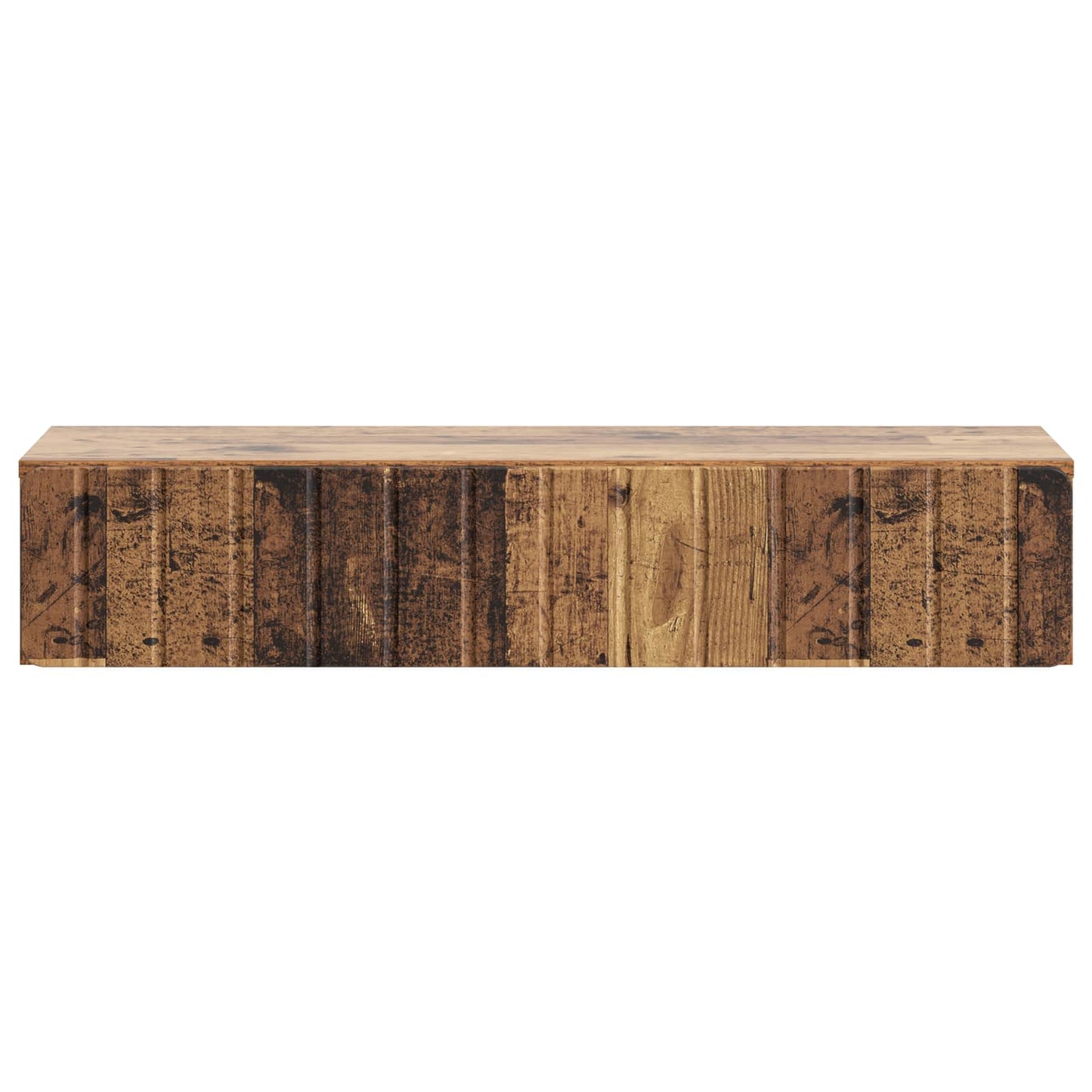 Wall-Mounted Side Table Old Wood 87.5 x 34.5 x 17 cm