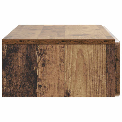 Wall-Mounted Side Table Old Wood 87.5 x 34.5 x 17 cm