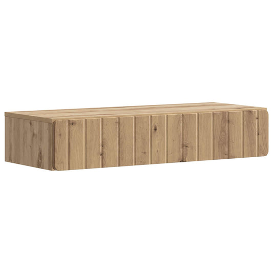 Wall-Mounted Side Table Artisan Oak 87.5 x 34.5 x 17 cm