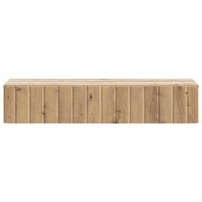 Wall-Mounted Side Table Artisan Oak 87.5 x 34.5 x 17 cm