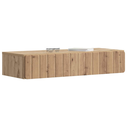Wall-Mounted Side Table Artisan Oak 87.5 x 34.5 x 17 cm