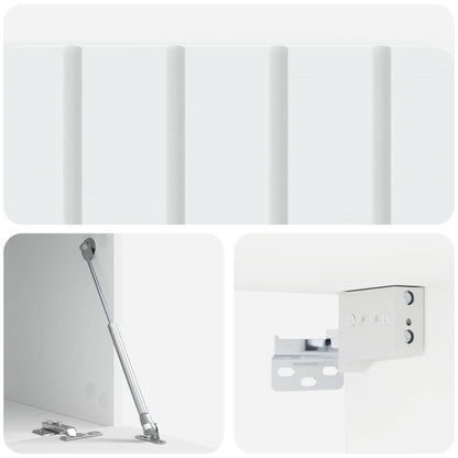Wall-Mounted TV Cabinet White 59.5 x 41 x 30 cm Engineered Wood