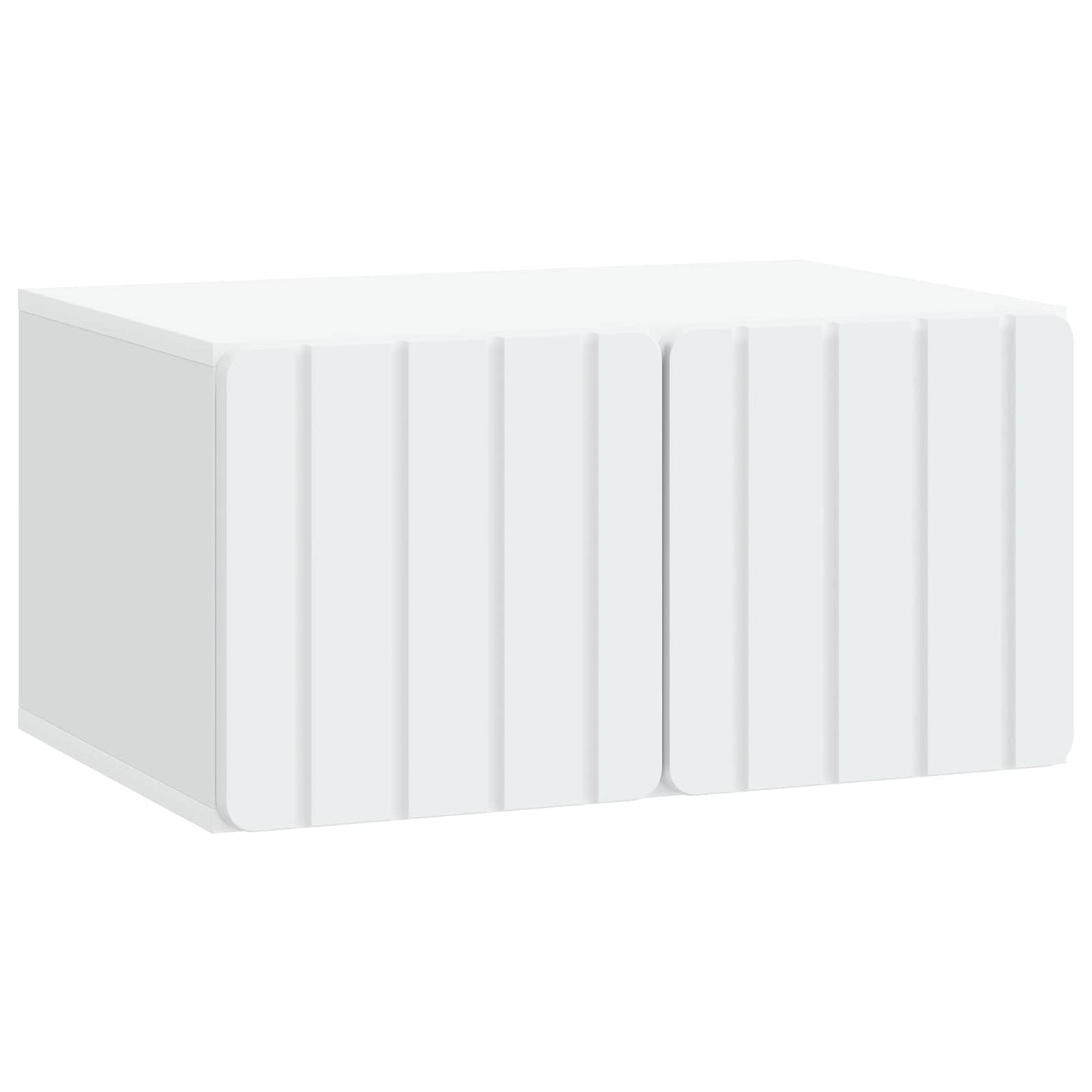 Wall-Mounted TV Cabinet White 59.5 x 41 x 30 cm Engineered Wood