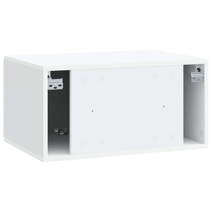 Wall-Mounted TV Cabinet White 59.5 x 41 x 30 cm Engineered Wood