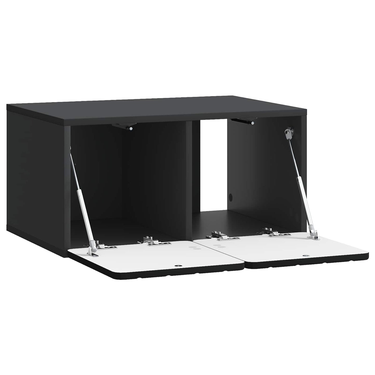 Wall-Mounted TV Cabinet Black 59.5 x 41 x 30 cm Engineered Wood